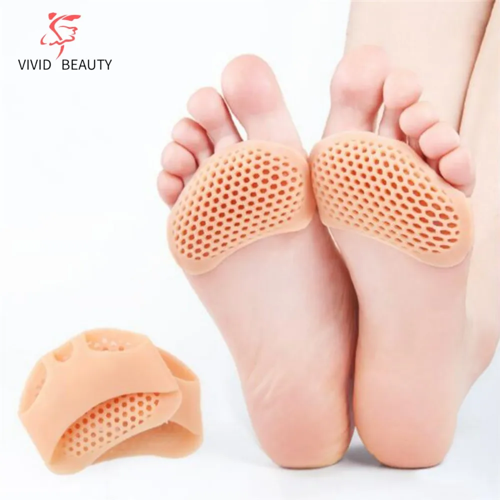 

2pcs Silicone Metatarsal Pads Toe Separator Pain Relief Foot Pads Orthotics Foot Massage Insoles Forefoot Socks Foot Care Tool
