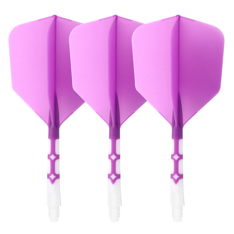 Cuesoul - ROST T19 Integrated Dart Flights - Big Wing - Clear Red
