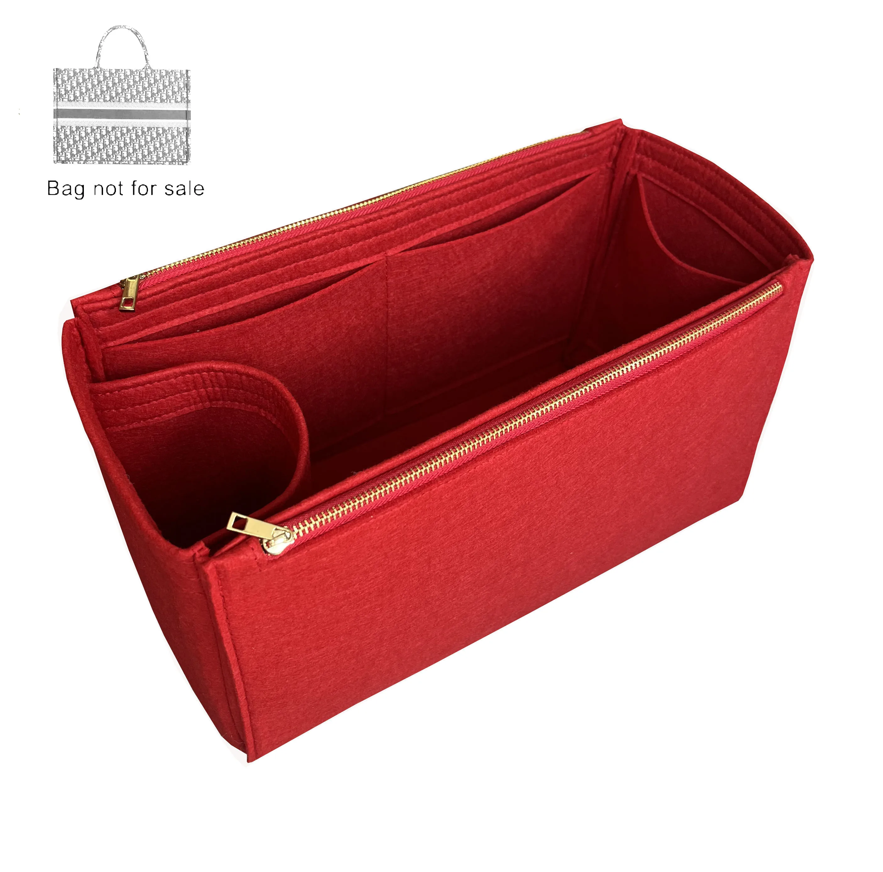 Purse Organizer For Book Tote Purse Insert Tote Bag Organizer Tote Bag Liner Handbag Premium Felt Handmade practical keep tidy breathable desktop storage boxes for purse clutch handbag desk organizer book storage box