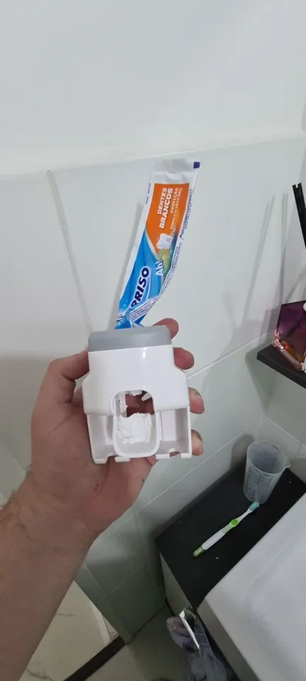 Toothpaste Holder Creative Wall Mount Dispenser photo review