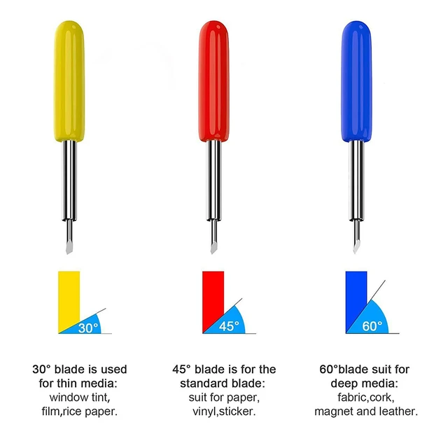 30/45/60 Gradi Roland Plotter Coltello Da Taglio Lama In - Foto 7