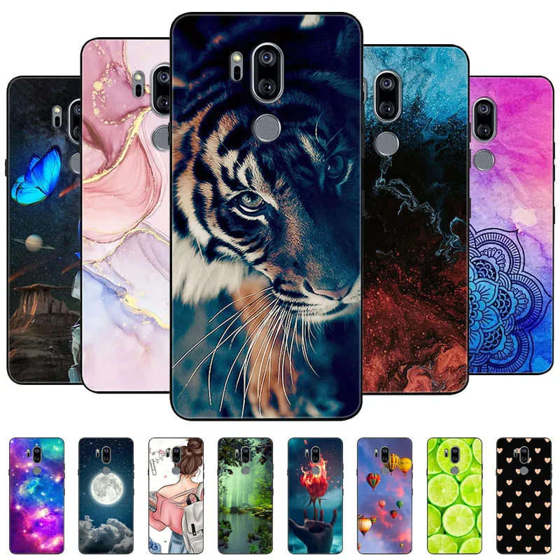 Per Lg G7 Thinq Custodia In Marmo Silicon Cover Posteriore Morbida Custodia In Tpu Per Lg G7 Plus Capas Lgg7 G710 Custodia G7 + Funda Shells G7Thinq
