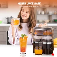Extracteur de jus électrique à double tête avec fonctions de coupe et de pressage automatiques, moteur sans balais 200W, nettoyage facile, pour des jus sains et rapides à la maison 6