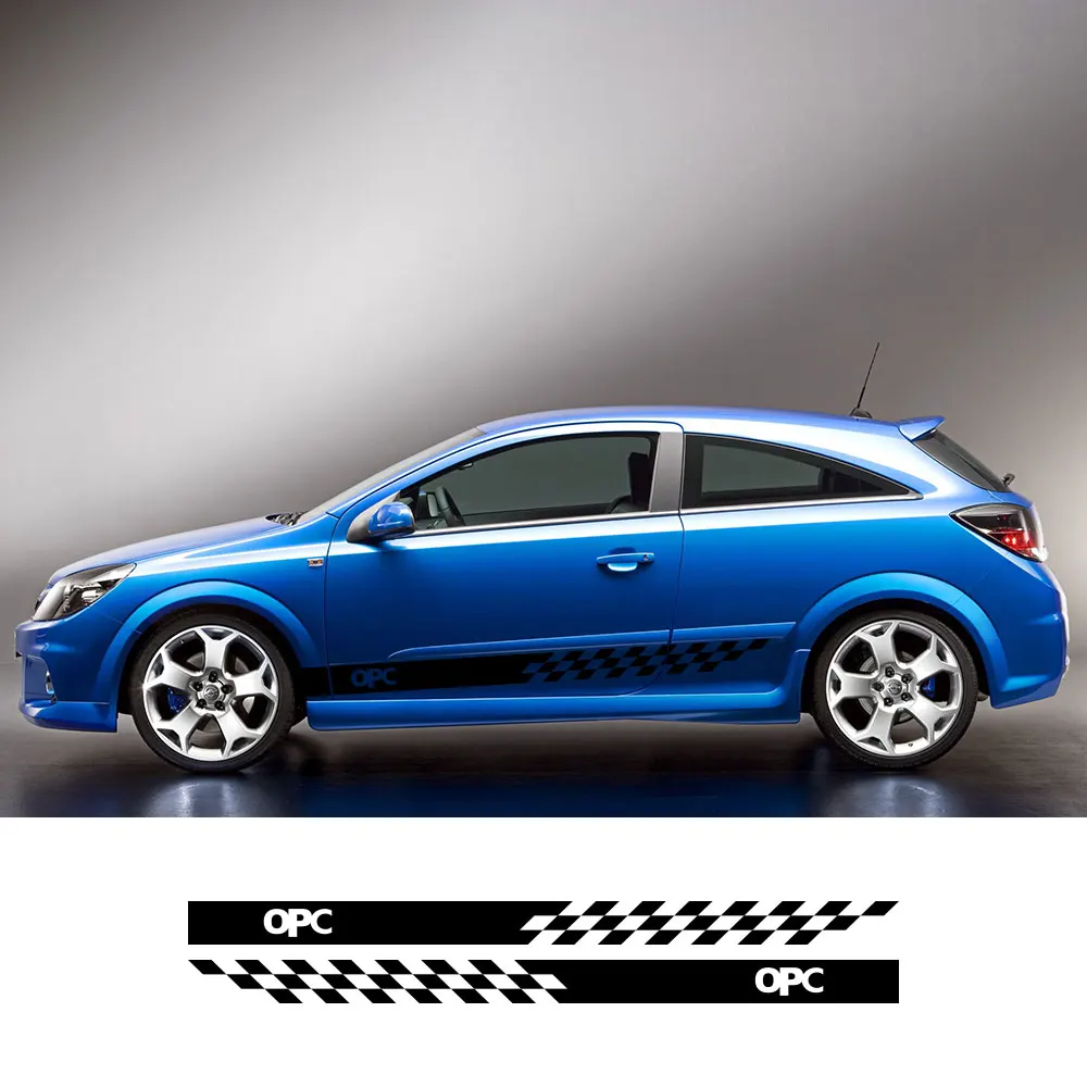 Adesivo Auto OPEL OPC Tuning Rosa Fluorescente - PVC Resistente - 35 Cm - 4