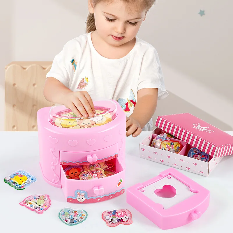 Kids 3D Sticker Machine DIY Sticker Maker Children Handmade Gift Box Toy Set