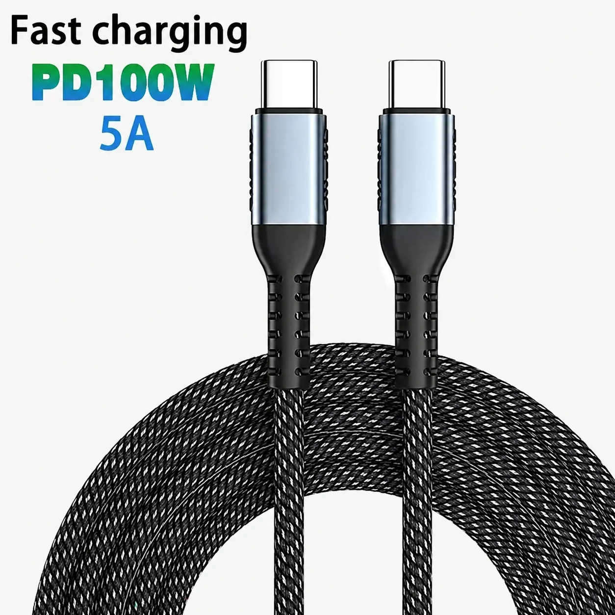 ตัวเลือกสินค้า สายชาร์จเร็ว USB-C 240W ทนทาน ชิป E-Marker