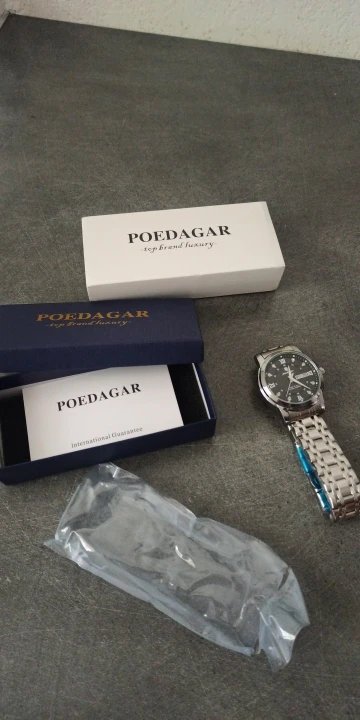 POEDAGAR Luxury Watch for Men photo review