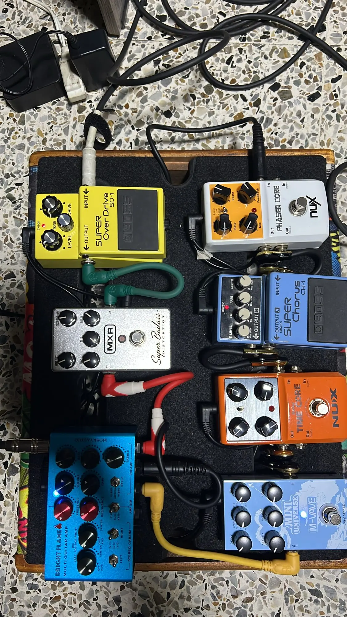 Mosky Audio Bright Flame Multi Guitar Amp Simulator Pedal,Stereo