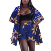 Osas Print Kimono and Short