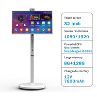 2025 populaire 32 pouces batterie-puissance Android 13 Stand By Me Tv dans le cellule écran tactile salle de sport jeu salle en direct Smart Tv 5