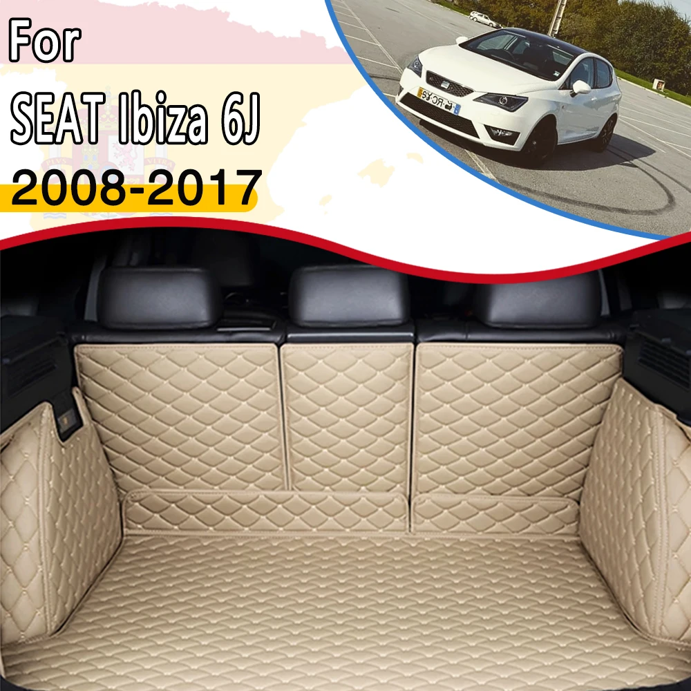 Alfombrillas automotrices Para SEAT Ibiza 6J Mk4, alfombrillas de 3  puertas, 1994 ~ 2002, decoración Interior de coche, accesorios