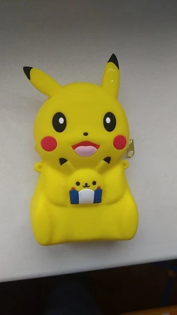 7Species Pokemon Pikachu Silicone Coin Purse Cartoon Messenger Bag Cute Fashion Anime Figure Shoulder Bag Toy For Children Gifts photo review