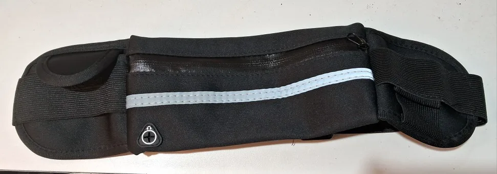Pochete Esportiva cintura Preta porta celular garrafa utensílios para Corrida Preta photo review