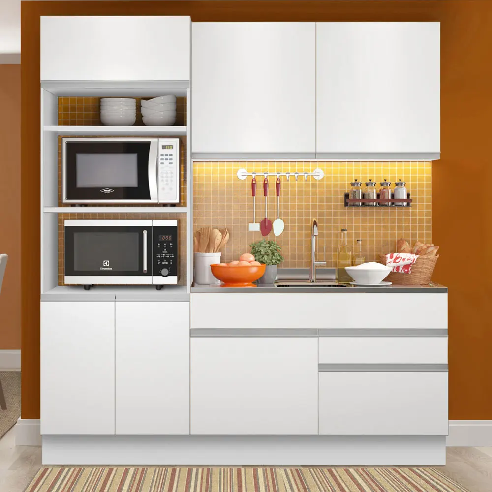 Cocina Integral Completa Modular Madesa Lívia 190cm BB 01