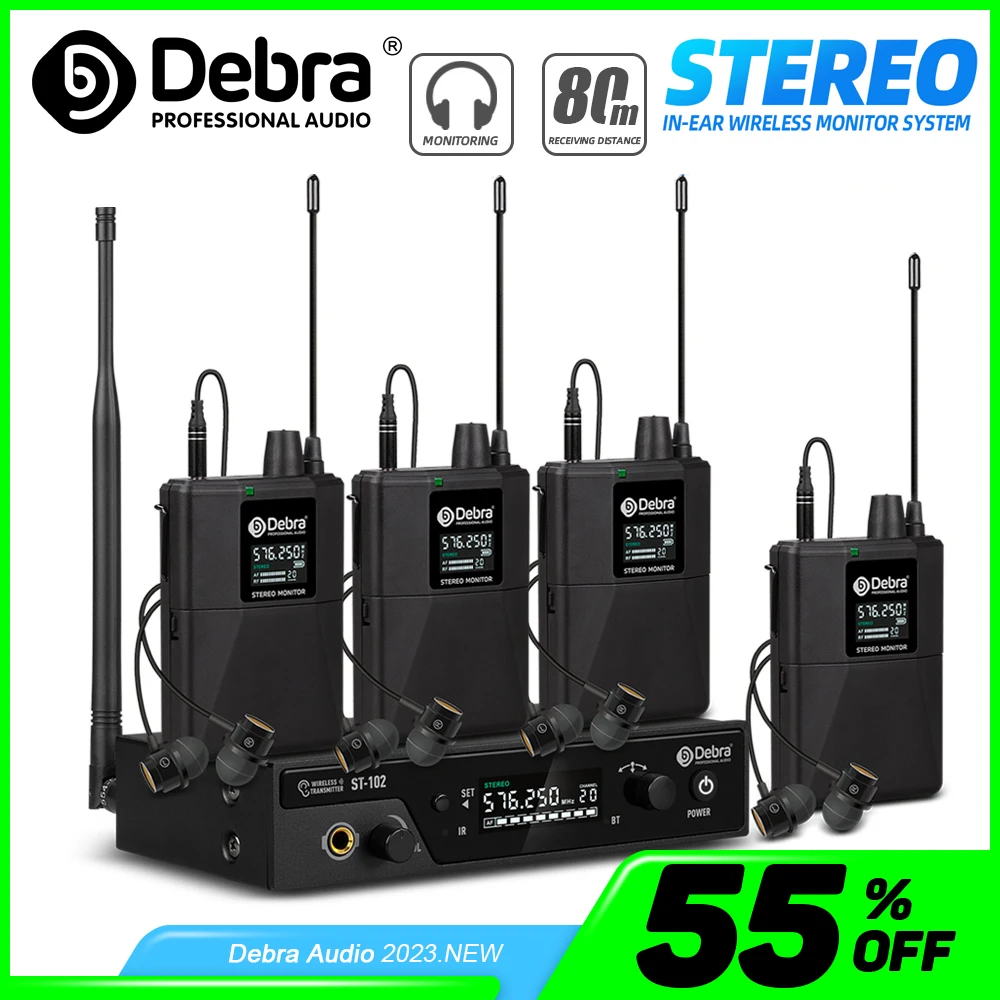 Debra-Stereo-In-Ear-Monitor-System-Professional-Stage-Recording ...