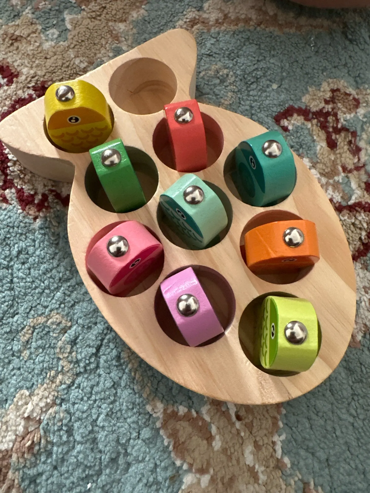 Wooden Fishing Learning Set