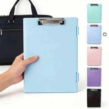 1-Piece Durable A4 Blue Folder: High-Capacity File Organizer Suited for Office Work, Study, and Everyday Organizational Use 1