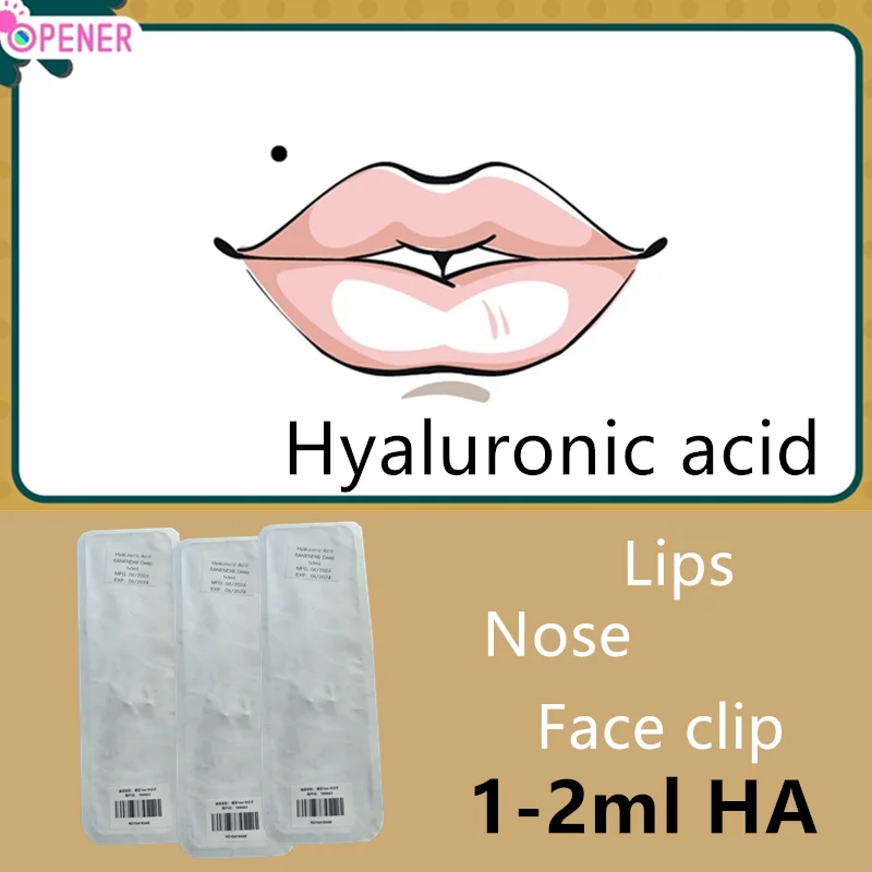 1-2ml hyaluronic acid lip balm for plump lips