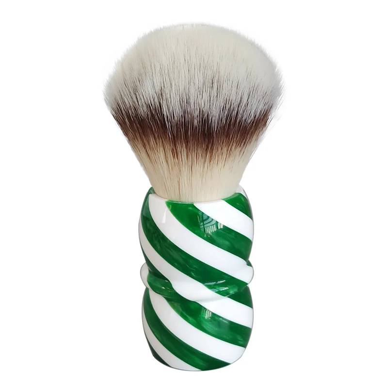 Dscosmetic Green wave A2S Soft synthetic hair shaving brush for man wet shaving