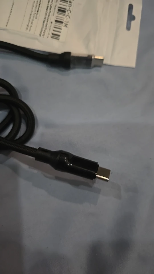 120W USB Phone Super Fast Charging Cable With LED Display 100W Type-C To Type-C Data Cord photo review