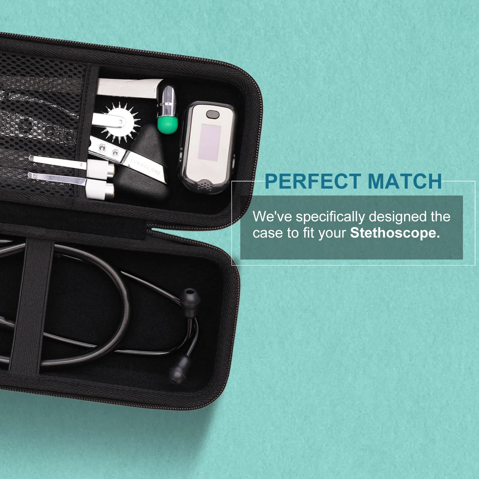 LTGEM EVA Hard Case for 3M Littmann Classic IV,III,II Monitoring Stethoscope 5803(case only!) 2