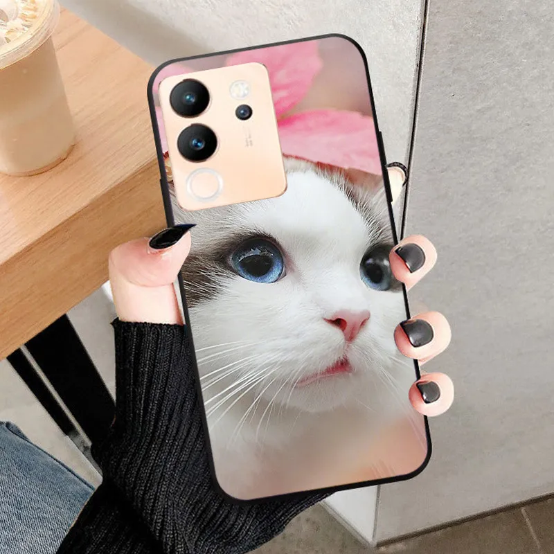 Sleek Black Soft Silicone TPU Protective Phone Case