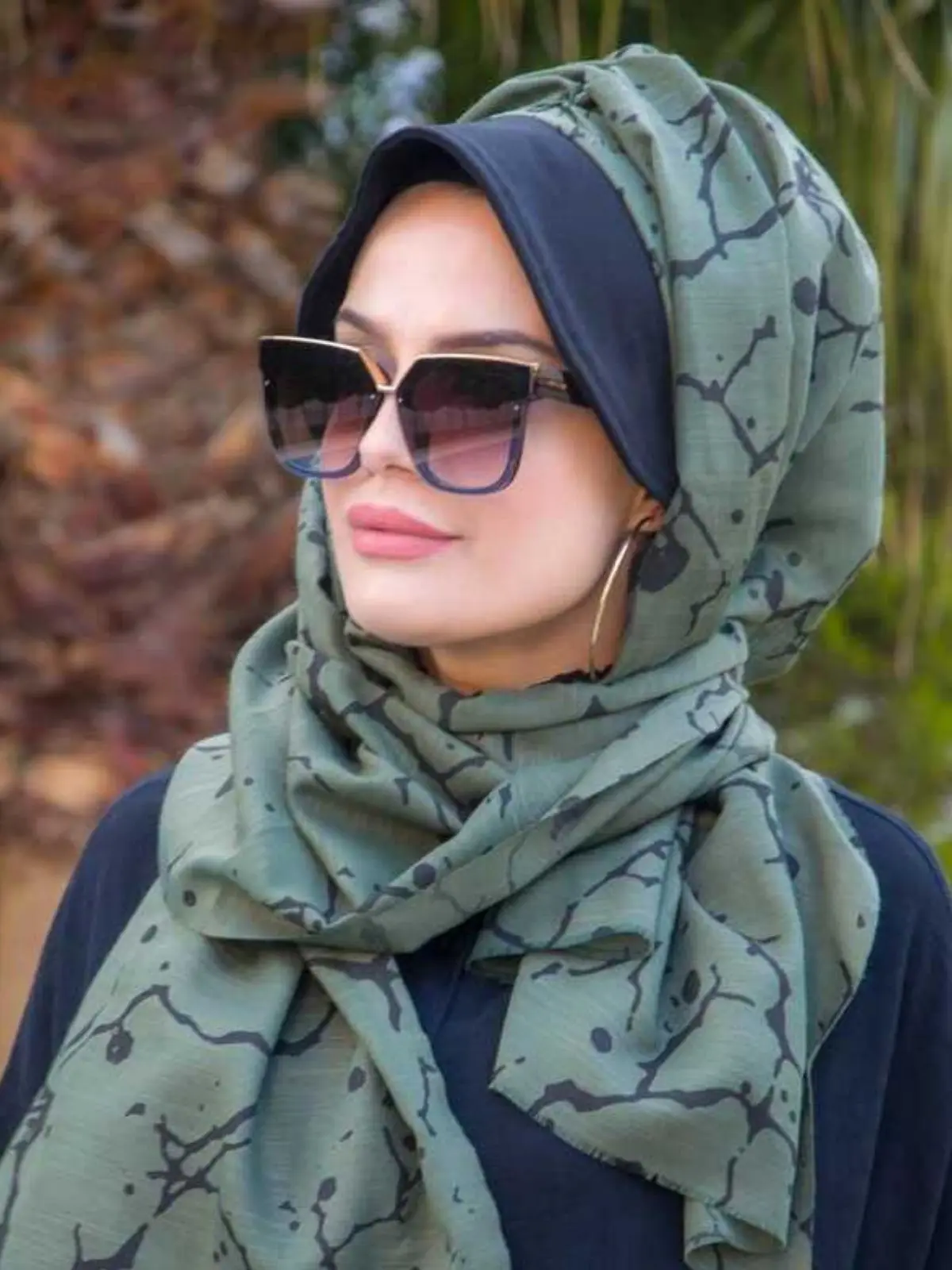 Printed Cotton Hat Shawl, Buy 2 Get 1 Free, Practical Elegant Women Fashion Muslim Prayer Hat Hijab Islamic Seasonal Stylish