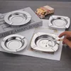 Stainless Steel Ashtray Metal Cigarette Ash Tray Promotion Gift 1