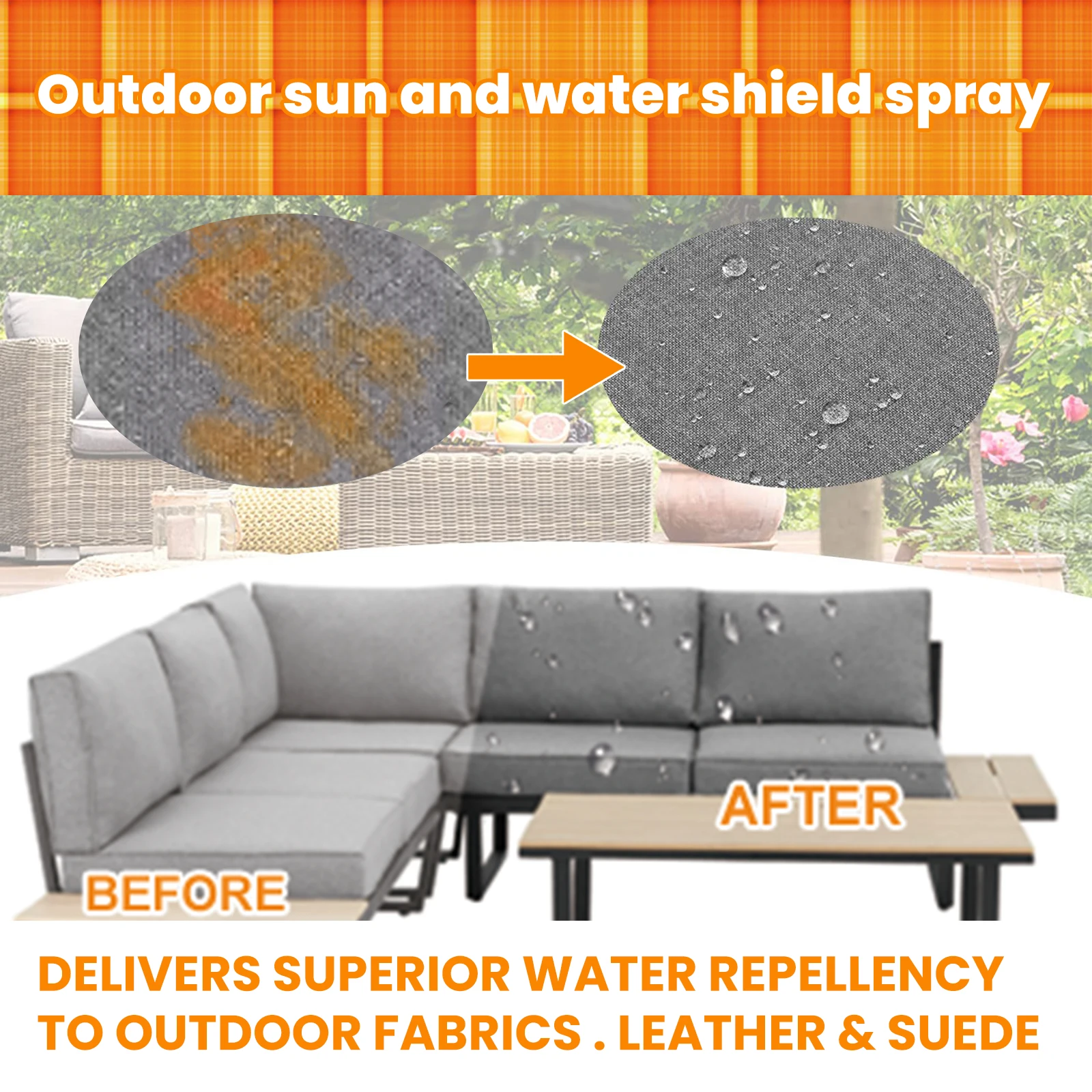 Waterproof Sunscreen Fabric Spray for Outdoor Protection