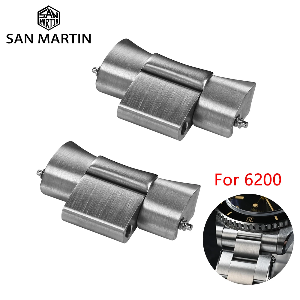 San Martin 6200 And Bb58 Female Endlinks 20mm Watch Parts Bracelet