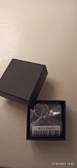 Silver tourmaline ring