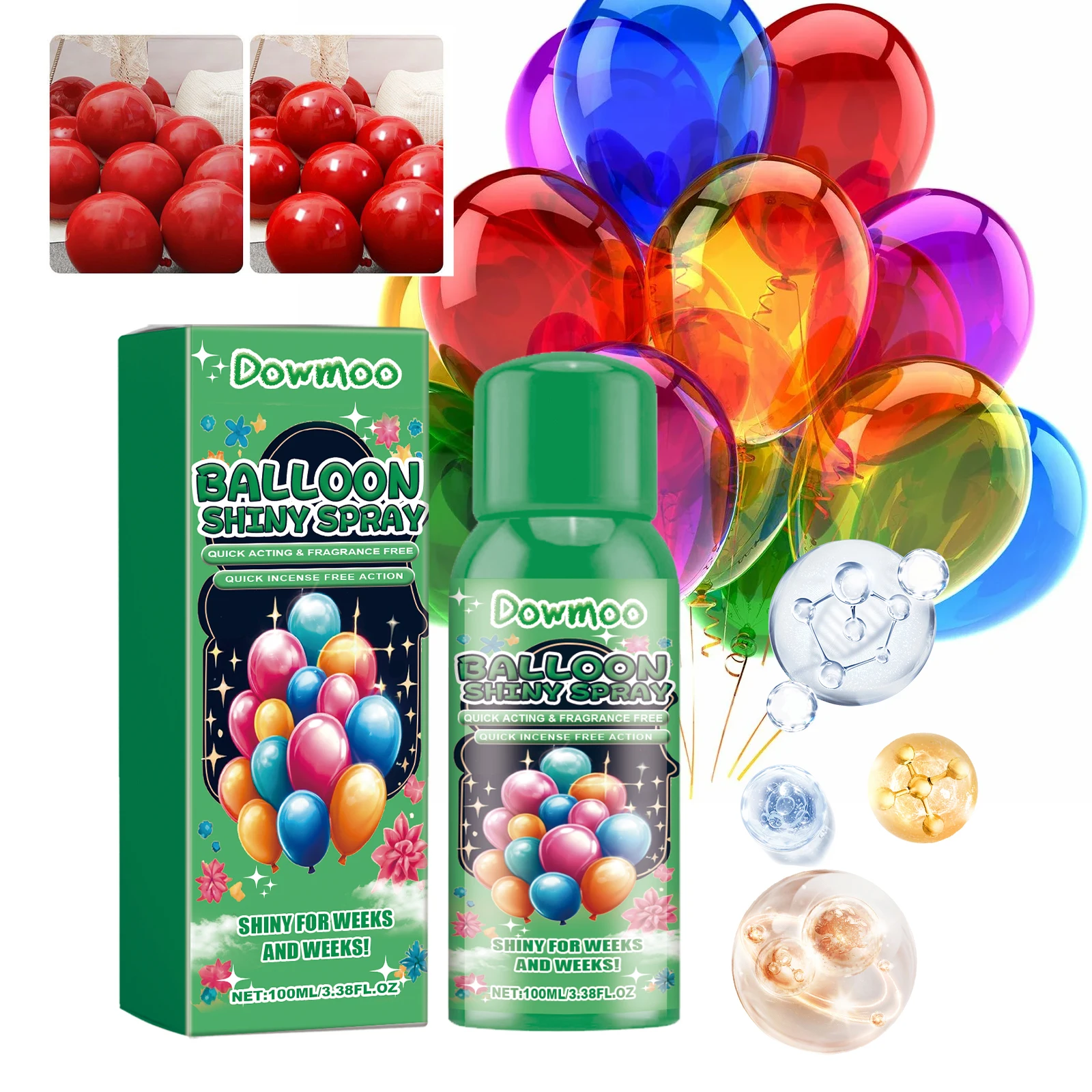 100ml Balloon Surface Brightener Spray for Polishing
