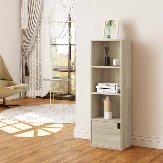 Mueble Anaquel De Madera Estantería 3 Niveles Heaimo | Envío Gratis