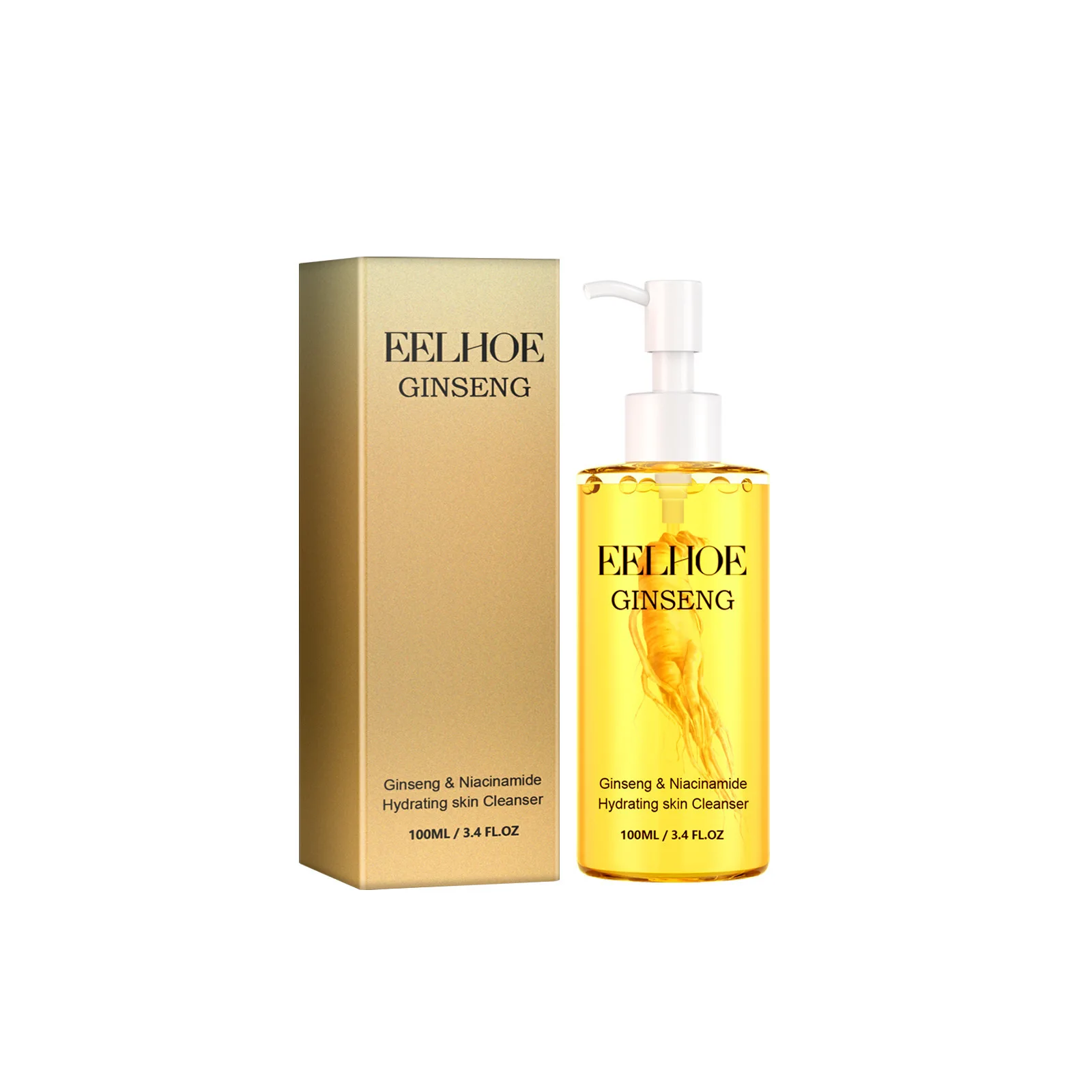 Facial Cleanser Ginseng Extract Facial Cleansers Moisturizing Face Wash Foam Cleansing Gentle Face Cleansers Skin Care Product 2
