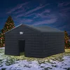 Inflatable Night Club 20FT Large Black Disco Cube Gazebo Event House with Logo Area Portable Inflatable Tent for Party Decorati 1