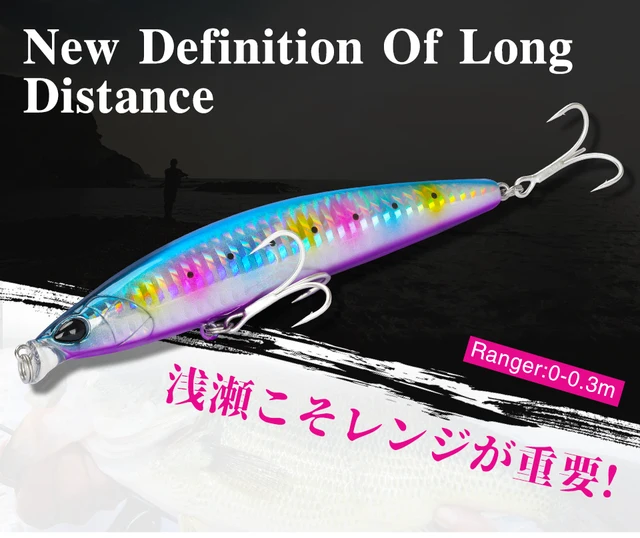 TSURINOYA 118mm 19g 0-30cm Shallow Range Floating Fishing Lure DW95 118F  Inshore Seabass Minnow Sea Fishing Artificial Hard Bait - AliExpress