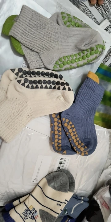Anti-Slip Cotton Baby Socks - Rubber-Grip Toddler Socks for Boys and Girls photo review