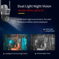 Caméra de surveillance extérieure solaire PTZ IP 4G, dispositif de sécurité sans fil, avec panneau solaire et audio PIR, 4MP, Wi-Fi 5