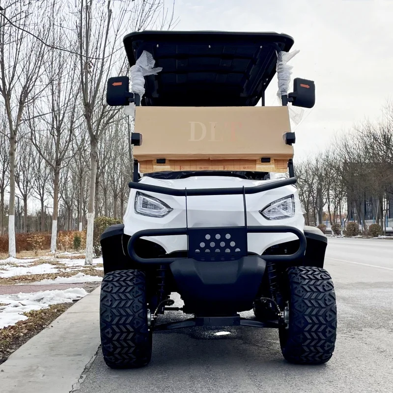 

Supplier Wholesales 4 Seater Medium Size Off-Road Street Legal Club Car Maintenance Free Battery Strong Power Electric Golf Cart