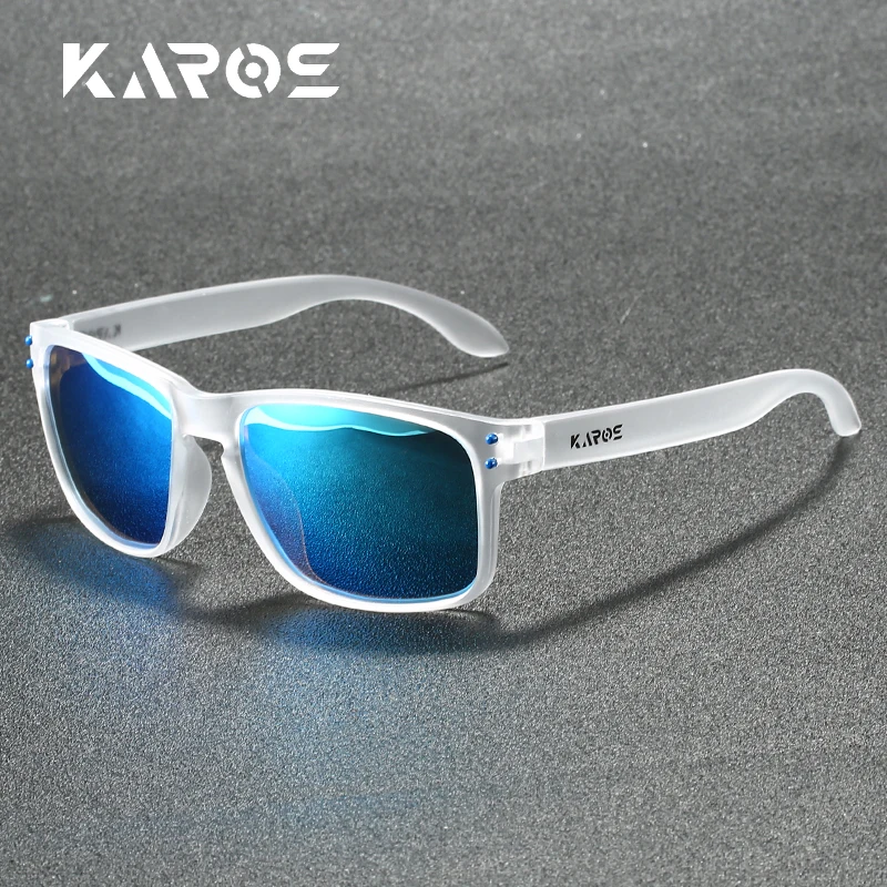Karos Sports Polarized Sunglasses for Men Shades Fashion UV400 Vintage Cycling Driving Fishing Glasses Hunting Bicycle Eyewear 2