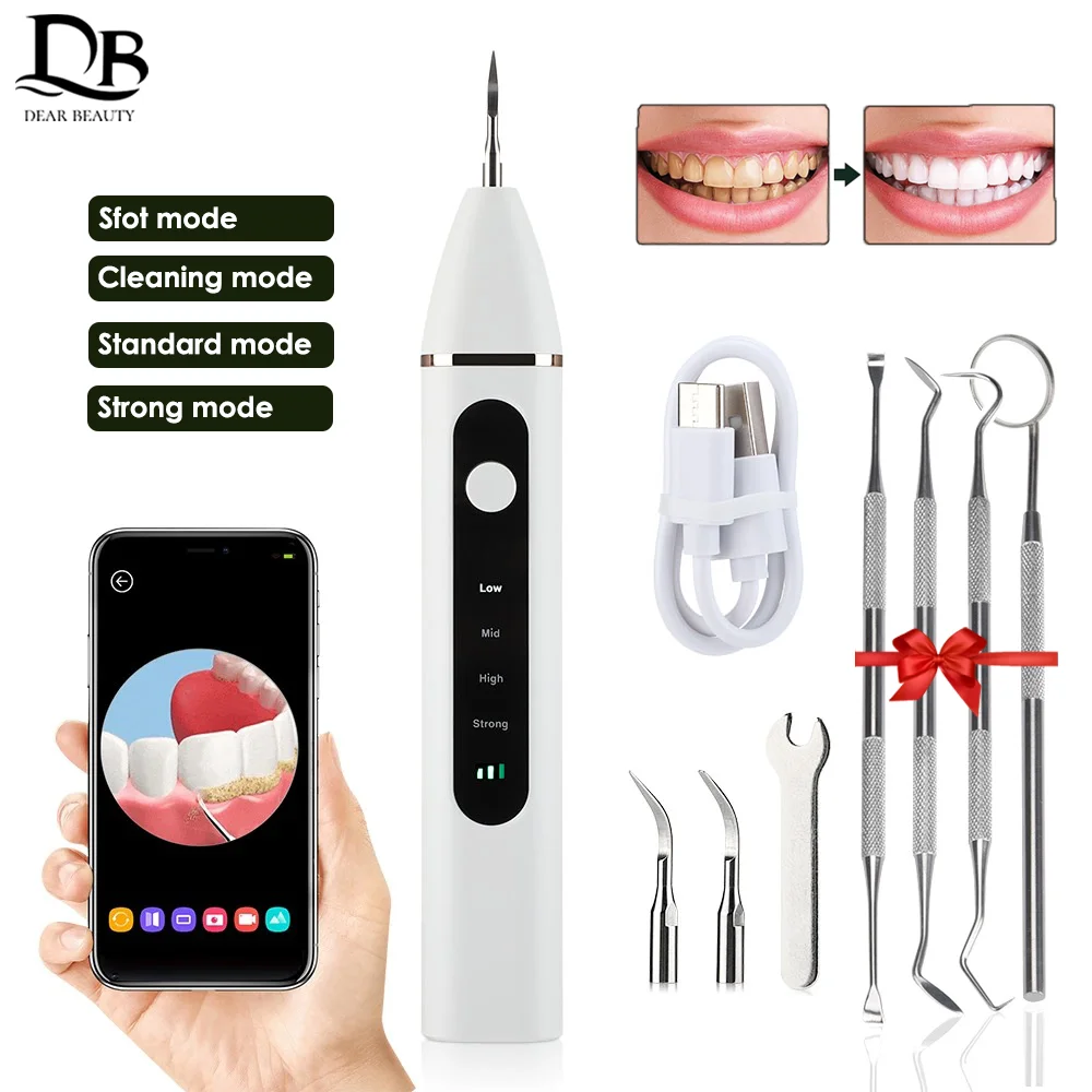 Ultrasonic Electric Teeth Cleaner Dental Scaler Tool