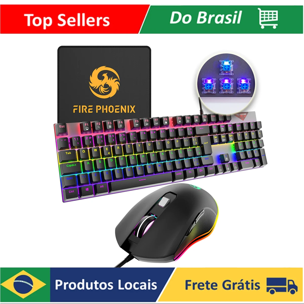 Combo Gambyte Rexar G Teclado Mecanico Gambyte Teclado Gambyte