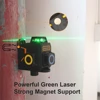 New 3D Laser Level Cross Line 360° Self-Leveling Horizontal Vertical 100ft 4000mAh Super Powerful Green Beam Laser Levels Tester 5