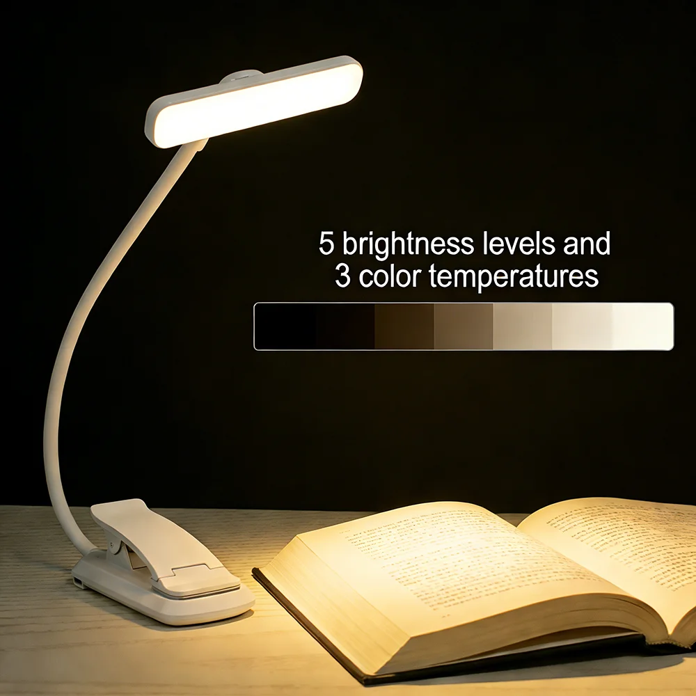 Amber Eye Protection Book Light 5