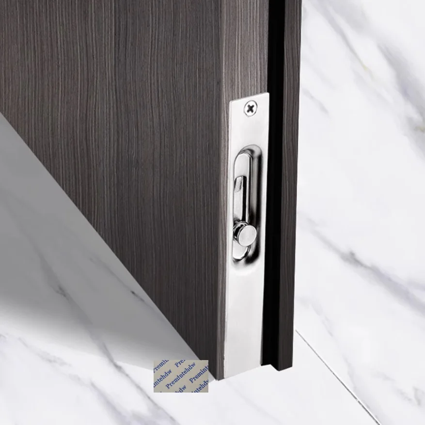 2Pcs 10-30CM Conceal Built-in Flush Slide Bolt Wooden Door Floor Latch