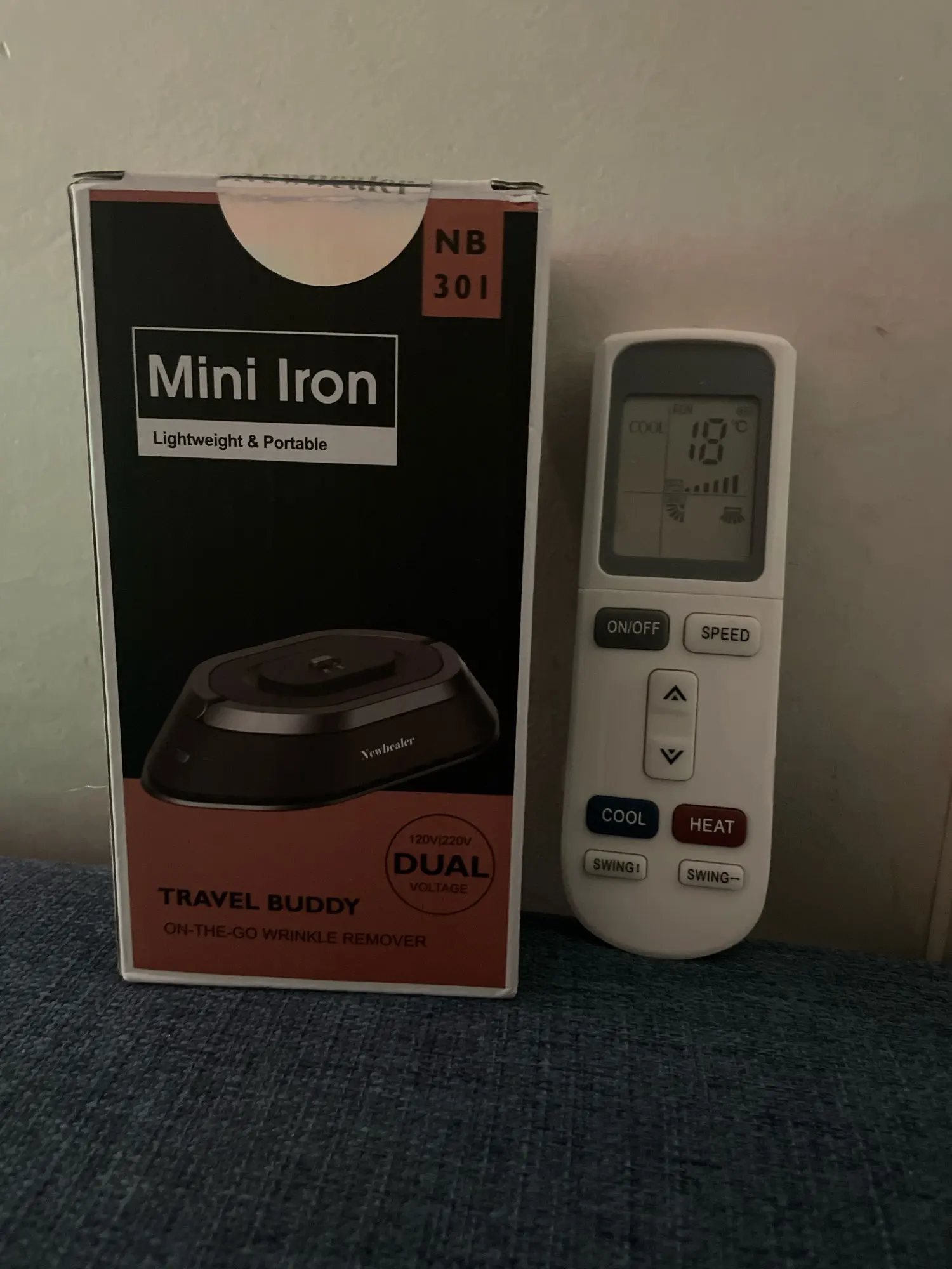 Portable Preheated Steam-Free Travel Mini Dry Iron photo review