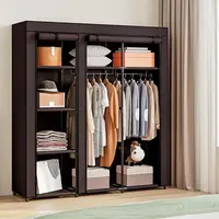 **51-Inch Portable Fabric Wardrobe Closet** 2
