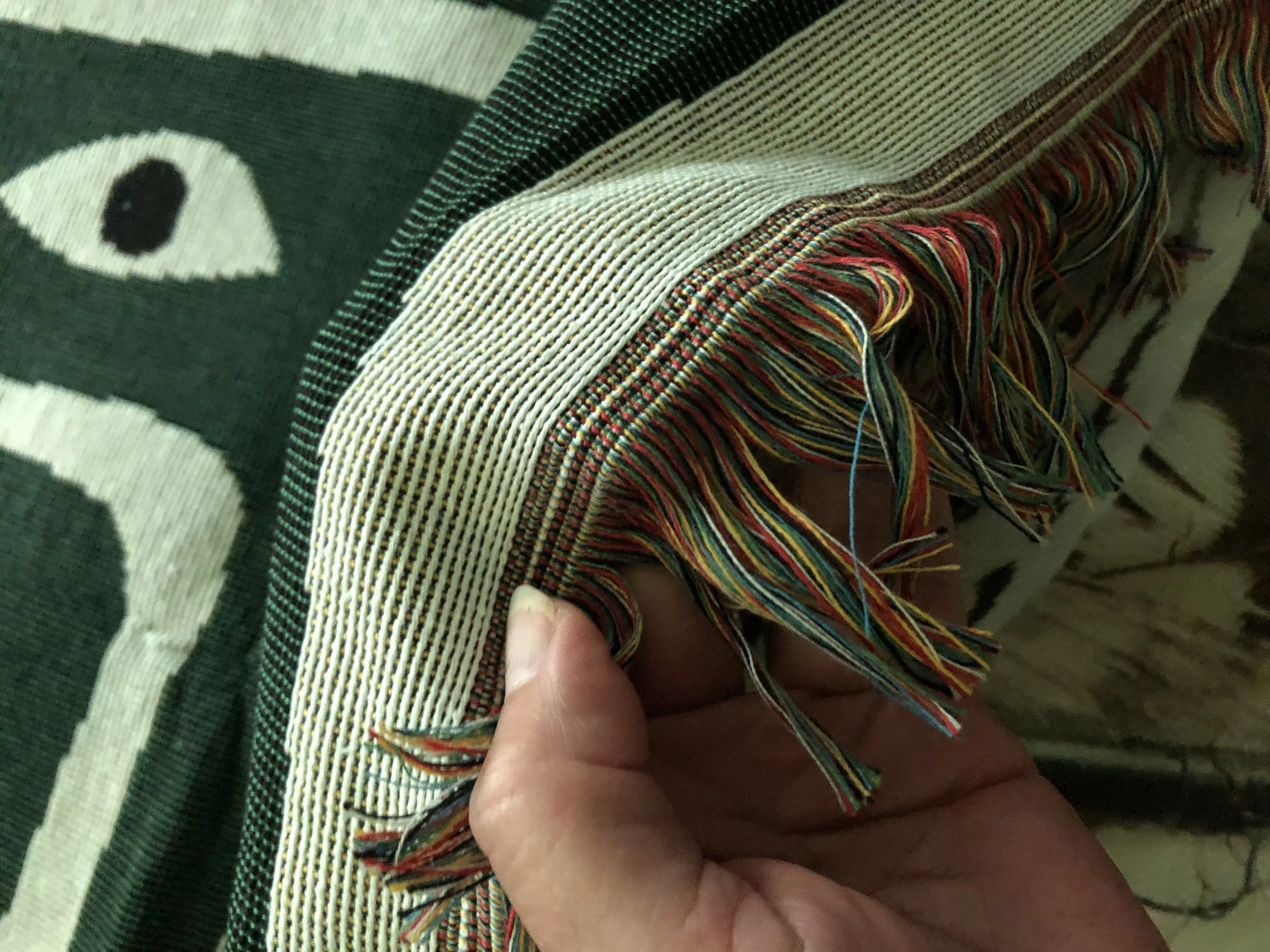 Eye Snake Green Blanket, customer photo
