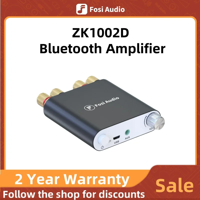 Fosi Audio TPA3116 パワーアンプセット＋soundcore2 Fosi Audio V1.0B 2チャンネルパワーアンプ 50Wx2 ステレオ