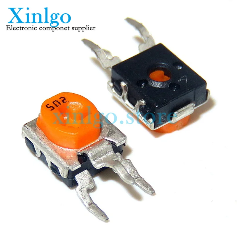 

20PCS WH06-2C Vertical Type 100 200 500 1K 2K 5K 10K 20K 50K 100K 200K 500K 1M ohm Trimmer Potentiometer variable resistors WH06